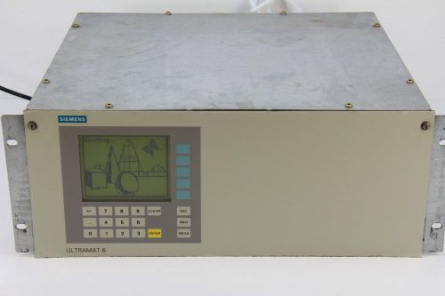 SIEMENS ULTRAMAT 6E MULTI-GAS ANALYZER /SO2 0-50/1000Vpm / 7MB2121-1ND000-0AA1