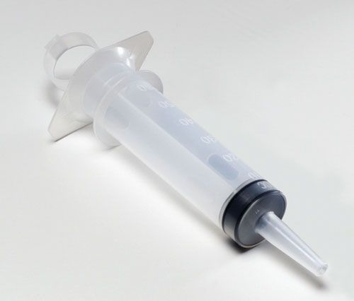 COVIDIEN DOVER 60CC STERILE IRRIGATION PISTON SYRINGE WITH CAP - 16EA