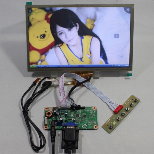 VGA Lcd controller board+10.2&#034; HSD100IFW1 CLAA102NA0ACW 1024*600 lcd+Multi touch