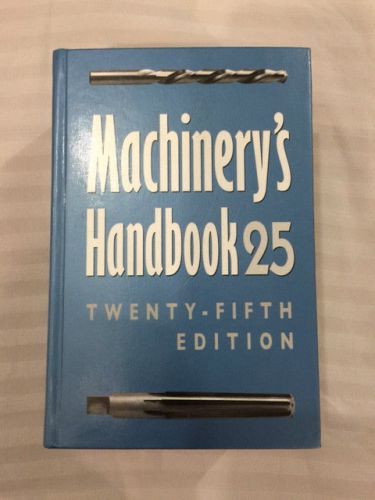 Machinery&#039;s Handbook 25th Edition Hardcover; Toolbox Edition