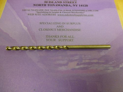 TAPER LENGTH DRILL 1/4&#034; DIAMETERx3-3/4&#034; FLUTE LGTH HIGH SPEED FASPIRAL NEW$2.50