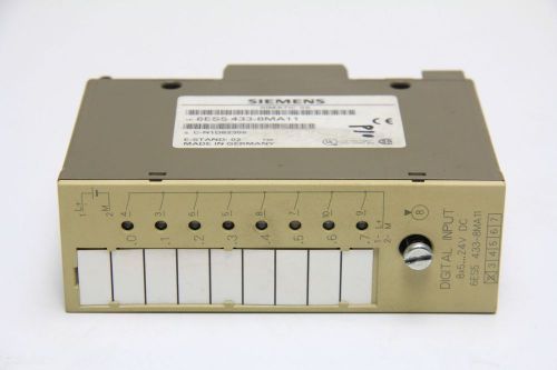 SIEMENS SIMATIC S5 , 6ES5 433-8MA11 ,C-N1D82308 / 24DC (65AT)