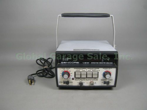 Vtg Sencore Model LC53 Z Meter Capacitor Inductor Analyzer Tested To Power On NR