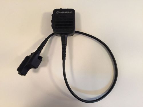 Motorola public safety speaker microphone nmn6244b 24&#034; cord 3.5&#034; jack for sale