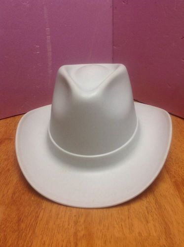 VULCAN Cowboy Western Style HARD HAT Adjustable 6-7 7/8 Type 1 Class E&amp;G Tan