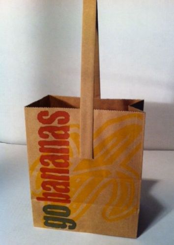 Kraft Banana paper bag Half Peck