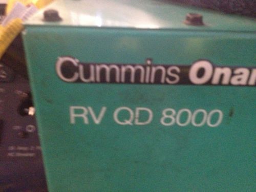 Generator Cummins Onan Quiet Diesel 8.0 RV QD 8000