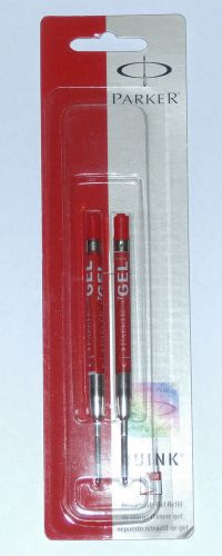 PARKER QUINK RETRACTABLE GEL RED INK MEDIUM REFILL- NEW SEALED