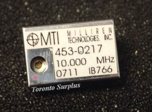 MTI 453-0217 TEMPERATURE COMPENSATED CRYSTAL OSCILLATOR 10,000MHz BNIB/NOS