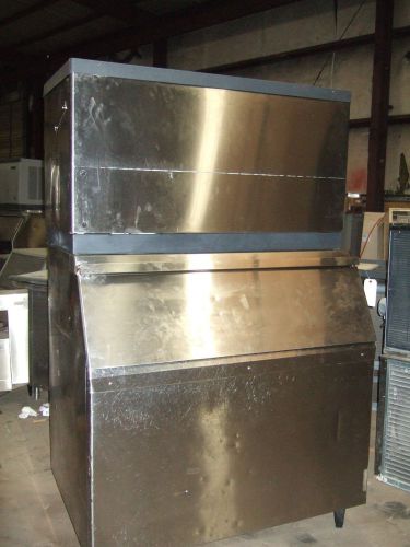 Scotsman 2000 lb ice machine and bin