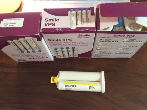 ISMILE SMILE VPS PVS POLYVINYLSILOXANE LIGHT BODY REGULAR SET