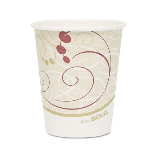 Solo Cups Company Symphony Design Hot Cups, 10 Oz., 1000/Carton