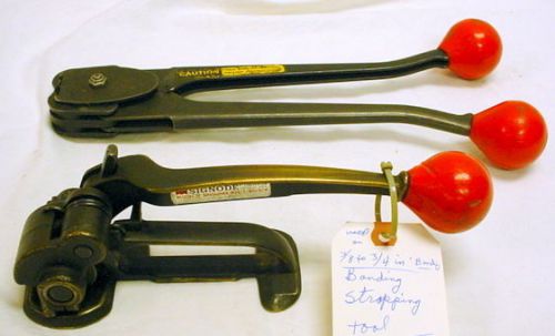 Signode Model St Tensioner &amp; Signode Banding Strapping Tool