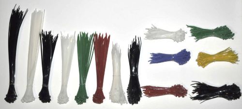 Nylon Cable Ties - SPP1200 assorted Zip Ties