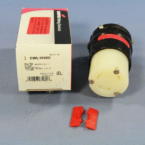 Cooper Turn Locking Connector Twist Lock L10-30 L10-30R 30A 125/250V CWL1030C