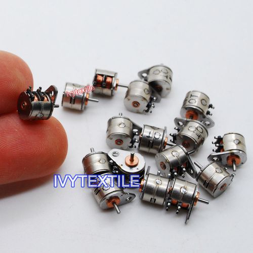 10pcs 3V-5V dc 4 Wire 2 Phase micro stepper mini stepper motor dia6mm for camera