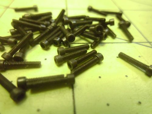 (60)0-80 x 5/16 socket head cap screw black oxide #57986 for sale