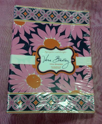 Vera Bradley Loves Me 3 Ring Mini Binder New In Package w/ Coordinating Labels