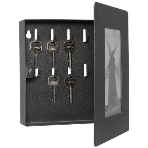 BARSKA 4 Inch x 6 Inch Picture Frame w/ 10 Position Key Holder-
							
							show original title