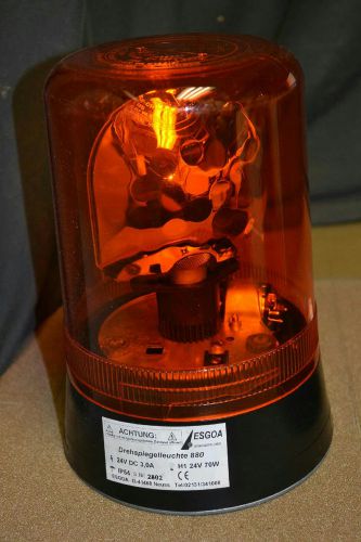 ESGOA Drehspiegelleuchte 880 24V DC 3A Amber Signal Light