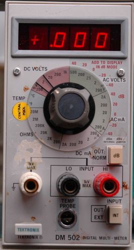 Tektronix DM502 Module, Works Great!