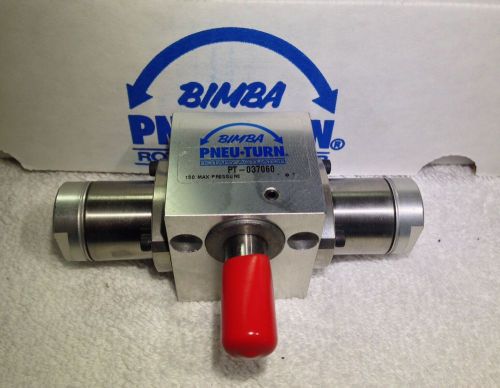 NEW BIMBA PNEU-TURN ROTARY ACTUATOR  PT-037060 PT037060 60 DEGREE