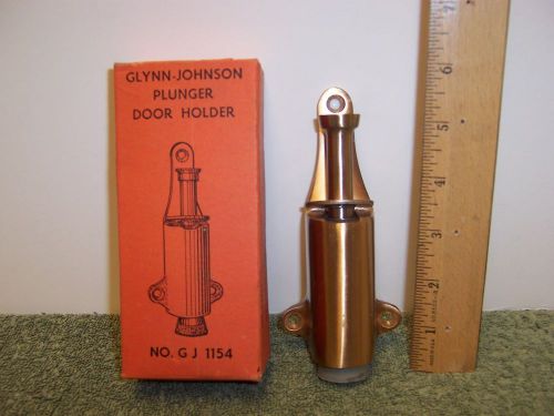 Ingersoll Rand Glynn Johnson Plunger Door Stop No GJ 1154 Brass