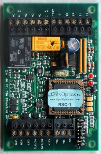 Working Open Options Single Reader Interface (RSC-1) for Access Control