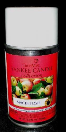 YANKEE CANDLE TIMEMIST 3000 AIR FRESHENER REFILL 6.6 OZ MACINTOSH NEW