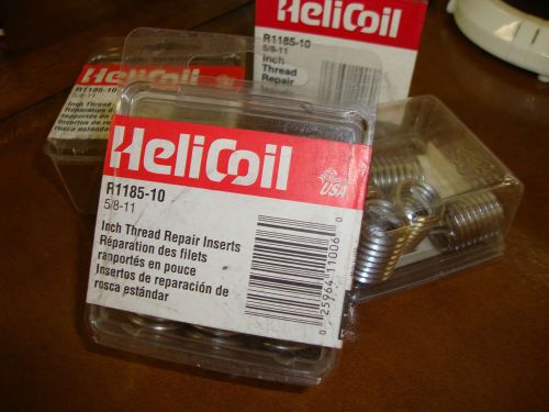 NIB Lot of 4 Packs of 6 Helicoil R1185-10 5/8-11 Thread Repair Inserts