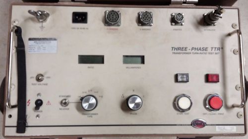 Biddle Megger Three Phase Transformer Turn Ratio Test Set TTR 550100 3-Phase