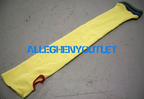 1 KEVLAR 2 Ply Cut Flame Fire Resistant 24&#034; WELDERS ARM SLEEVE w Thumb Slot