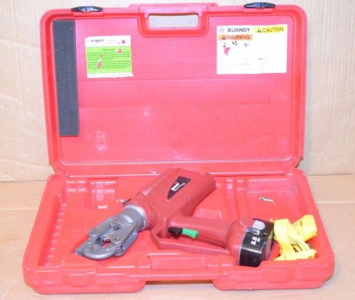 Burndy Patriot PAT600 18V Battery Operated Crimper Nice