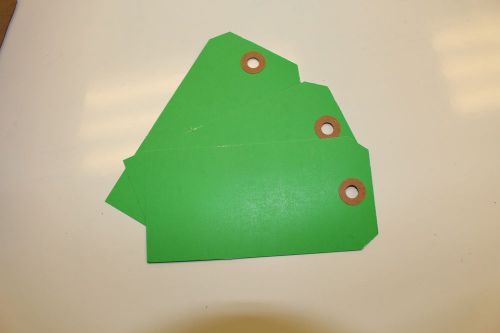 2 3/8&#034; X 4 3/4&#034; Dark Green Tags (1,000/Cs)