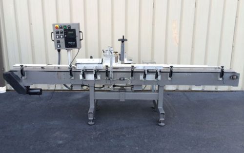 Universal pressure sensitive wrap around labeler for sale