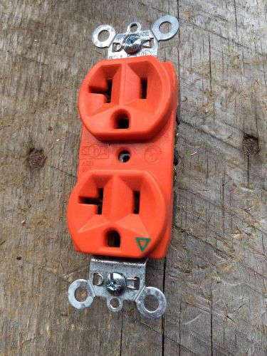 Pass &amp; Seymour Duplex Receptacle ORANGE