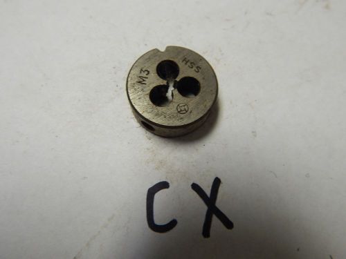 M3  x 1&#034; O.D.  Threading Die