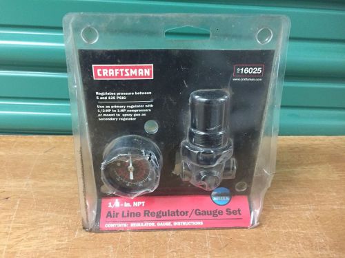 RAE Craftsman Series 16025 1/4 in NPT Air Line Regulator Gauge Set