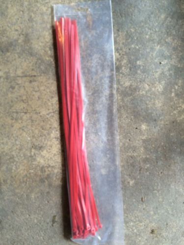 Red 17&#034; zip ties 700 for sale