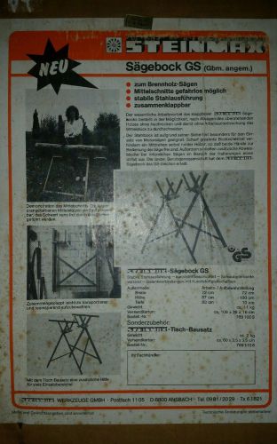 Steinmax Logging  Sawhorse Firewood Log Sawhorse...