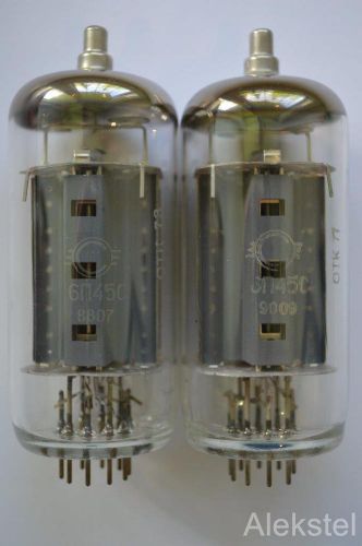 2PCS 6P45S / EL509 / 6KG6 VACUUM TETRODE SVETLANA TUBES! NOS! OTK! RARE!