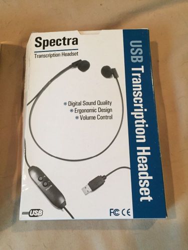 NIB Spectra Transcription Headset