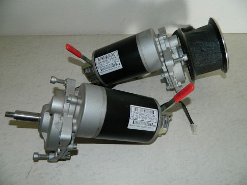 Two Type F Class Electric Motor 24 VDC, 200 Watt Motor Brakes, Shafts Scooter