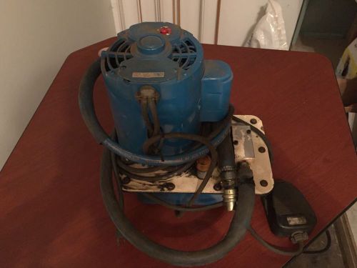 1 working imperial eastman hydraulic pump 1 hp  with foot pedel for sale