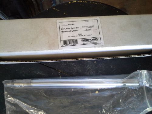 GRACO SPRAYER PISTON ROD 223-603 (BEDFORD 57-1402) NEW FOR BULLDOG, GH833