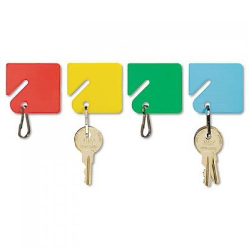 SteelMaster Slotted Rack Key Tags, Plastic, 1-1/2&#034; x 1-1/2&#034;, 20 Pack