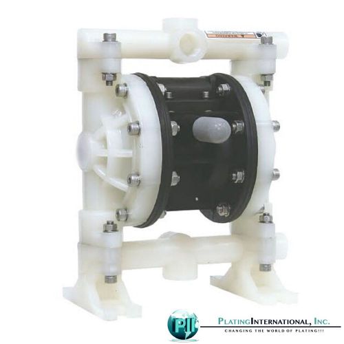 TEFLON 1/2&#034; Chemical Resistant PP Double Air Diaphragm Pump