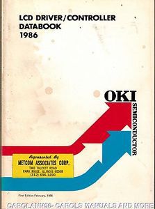 OKI SEMICONDUCTOR Data Book 1986 LCD Driver Controller