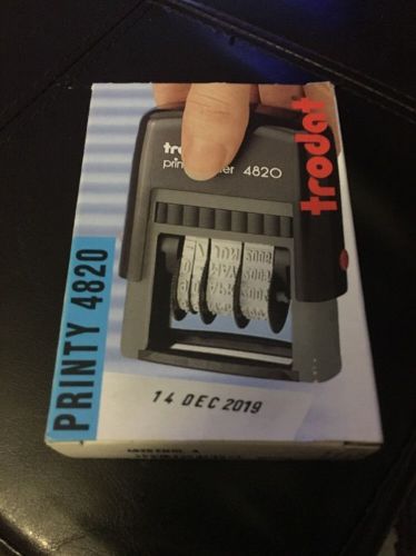 Trodat Printy 4820 Date ink stamp. Ink Date stamp Brand New .