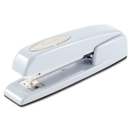 747 Business Full Strip Desk Stapler, 20-Sheet Capacity, Sky Blue